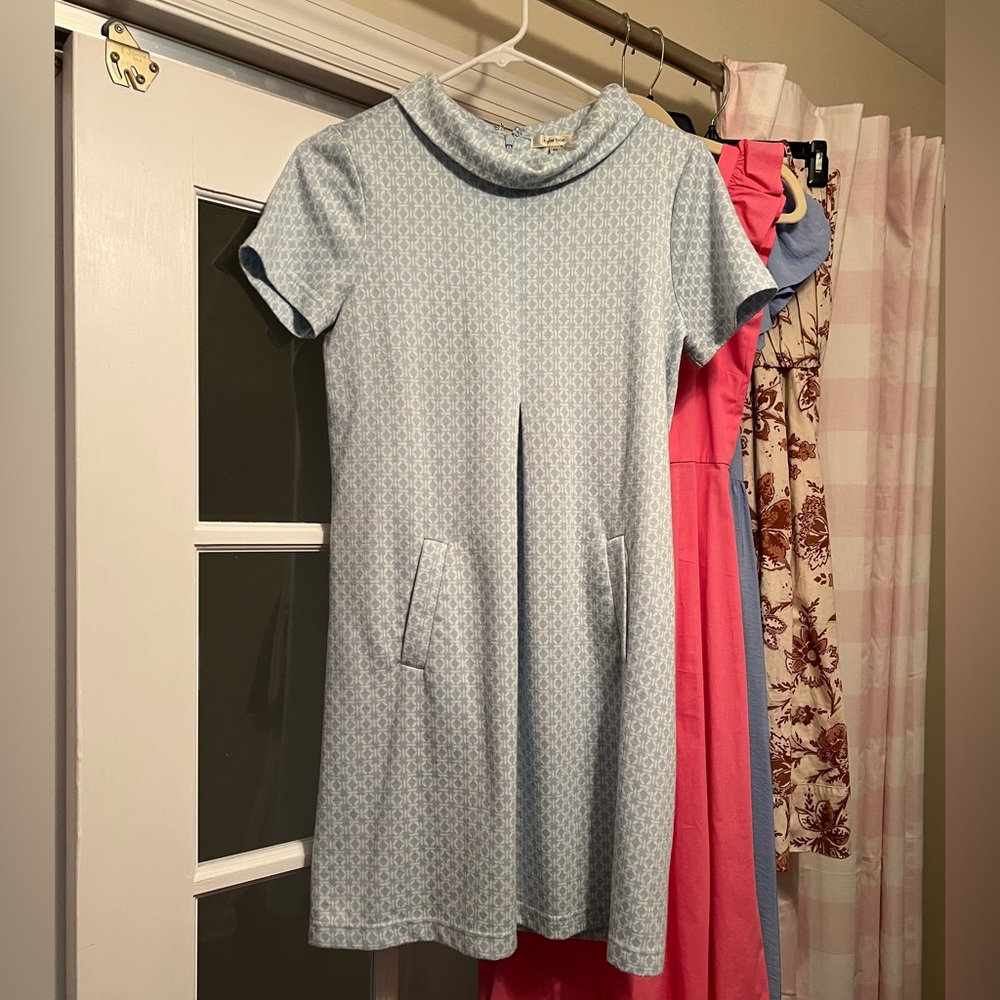 Blue and White Tyler Boe dress